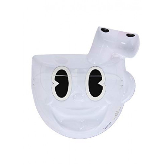 Máscara Cuphead Mugman Infantil Vermelho Máscara Cuphead Mugman Infantil Vermelho