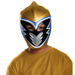 Máscara Dino Charge Power Ranger Dourada Infantil 