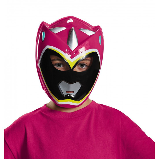 Máscara Dino Charge Power Ranger Rosa Infantil 