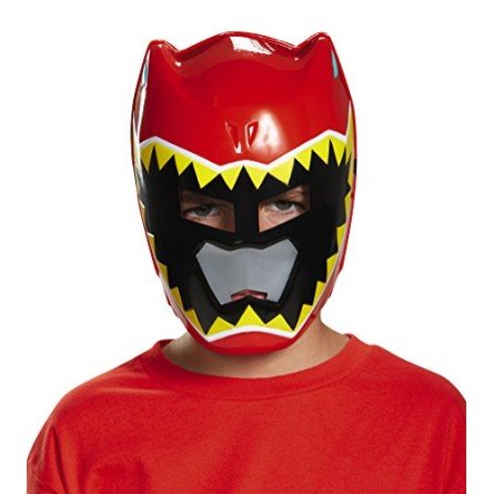 Máscara Dino Charge Power Ranger Vermelho Infantil Máscara Dino Charge Power Ranger Vermelho Infantil