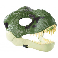 Máscara Jurassic Park O Mundo dos Dinossauros TRex Infantil Tyrannosaurus