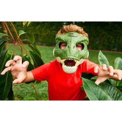Máscara Jurassic Park O Mundo dos Dinossauros TRex Infantil Tyrannosaurus