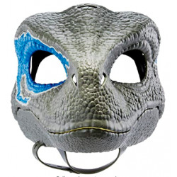 Máscara Jurassic Park O Mundo dos Dinossauros TRex Infantil Velociraptor 2