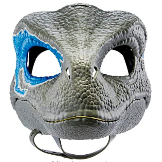 Máscara Jurassic Park O Mundo dos Dinossauros TRex Infantil Velociraptor 2