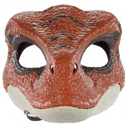 Máscara Jurassic Park O Mundo dos Dinossauros TRex Infantil Velociraptor