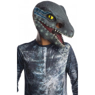 Máscara Mundo Jurássico Reino Caído Velociraptor Infantil 3/4