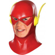 Máscara The Flash Cosplay Luxo Vermelho Infantil Animado