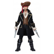Pirata Capitão Luxo Infantil