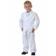 Terno Smoking Branco Infantil Luxo