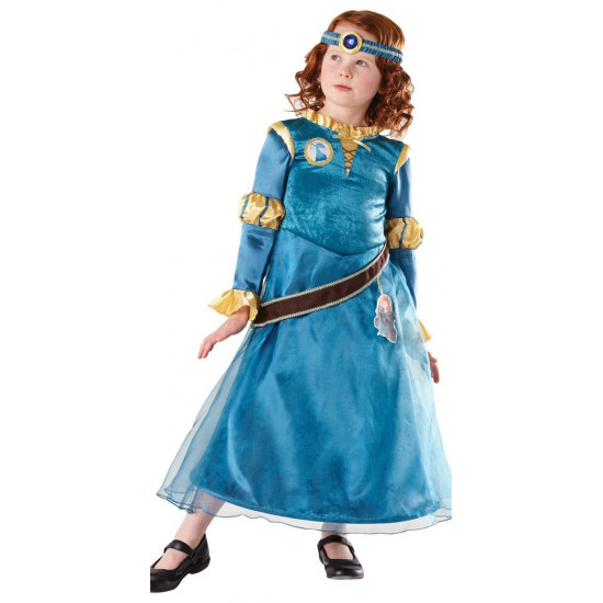 Fantasia Infantil Disney Valente Princesa Merida Luxo