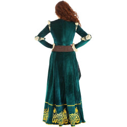 Fantasia Princesa Valente Merida Adulto Elite