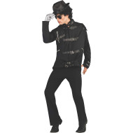 Fantasia Michael Jackson Preta Adulto