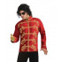 Jaqueta Michael Jackson Vermelha Adulto Clássica