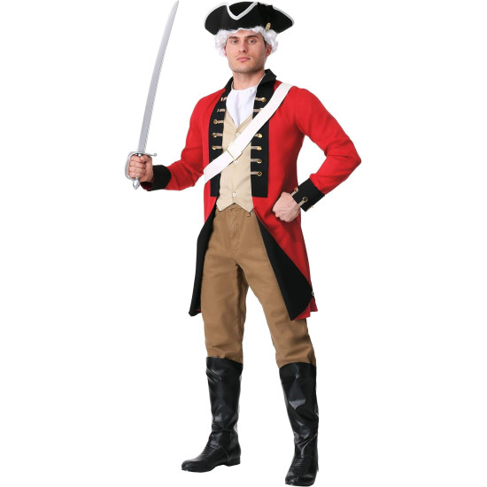 Fantasia Soldado Britânico Adulto Fantasia Soldado Britânico Adulto