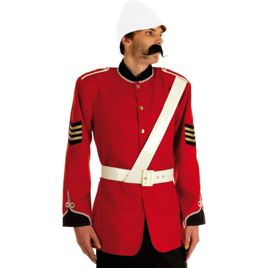 Fantasia Soldado Britânico Colonial Adulto Fantasia Soldado Britânico Colonial Adulto
