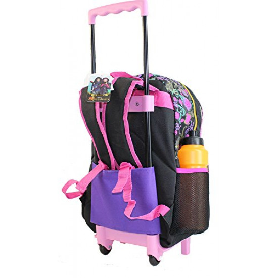 Mochila com Rodinhas Disney Descendentes com Bolsa Mochila com Rodinhas Disney Descendentes com Bolsa