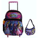 Mochila com Rodinhas Disney Descendentes com Bolsa Mochila com Rodinhas Disney Descendentes com Bolsa