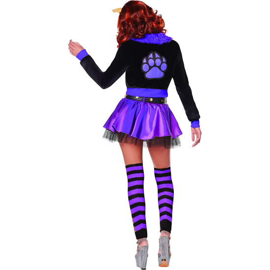 Fantasia Monster High Clawdeen Wolf Adulto Luxo