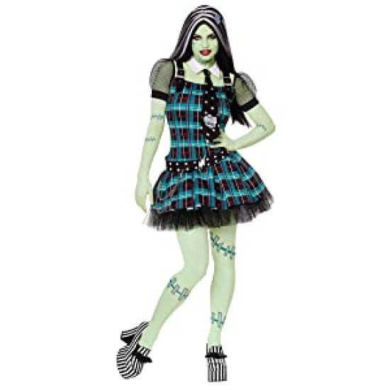 Fantasia Monster High Frankie Stein Adulto Luxo