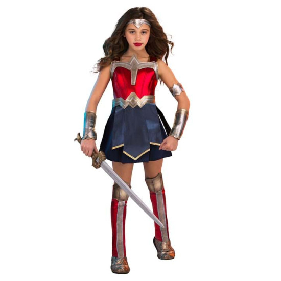 Fantasia Mulher Maravilha Infantil Luxo DC Fantasia Mulher Maravilha Infantil Luxo DC