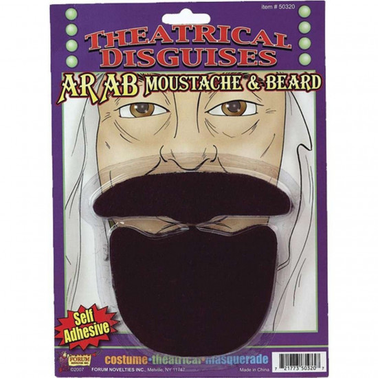 Barba Arabe Sheik Adulto Barba Arabe Sheik Adulto