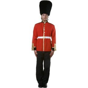 Fantasia Soldado Inglês Guarda Real Adulto Fantasia Soldado Inglês Guarda Real Adulto