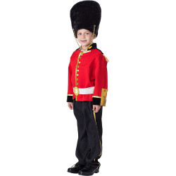 Fantasia Soldado Inglês Guarda Real Infantil