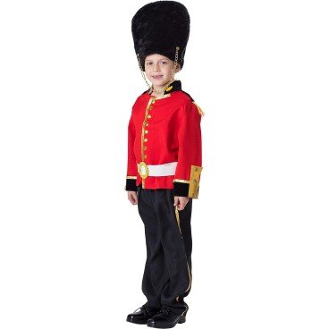 Fantasia Soldado Inglês Guarda Real Infantil Fantasia Soldado Inglês Guarda Real Infantil