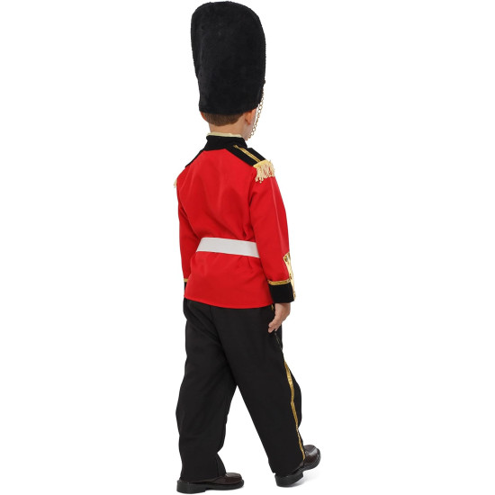 Fantasia Soldado Inglês Guarda Real Infantil
