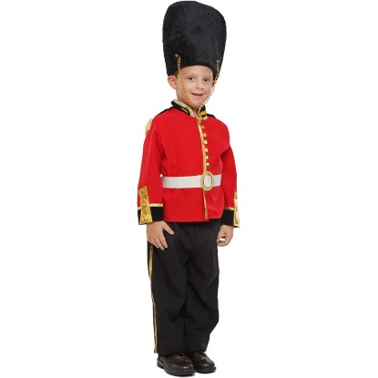Fantasia Soldado Inglês Guarda Real Infantil Fantasia Soldado Inglês Guarda Real Infantil