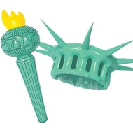 Kit Conjunto Estátua da Liberdade Inflável