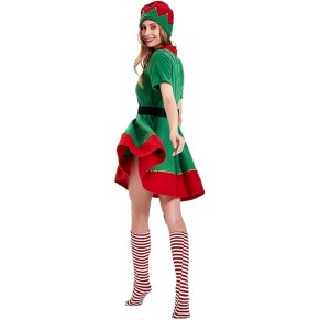 Fantasia Elf Vestido Duende Adulto Extra Fantasia Elf Vestido Duende Adulto Extra