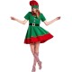 Fantasia Elf Vestido Duende Adulto Extra