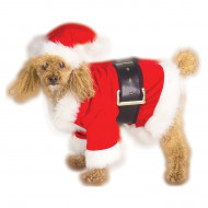 Fantasia para Cachorro Papai Noel Natal