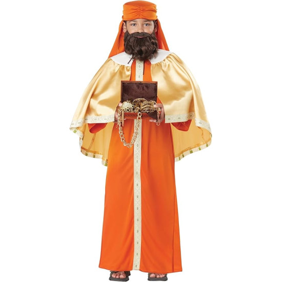 Fantasia Rei Mago Gaspar Luxo Infantil