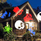 Projetor de Luz Laser Led Festas com 10 Motivos Coloridos Projetor de Luz Laser Led Festas com 10 Motivos Coloridos