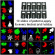 Projetor de Luz Laser Led Festas com 10 Motivos Coloridos Projetor de Luz Laser Led Festas com 10 Motivos Coloridos