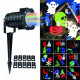 Projetor de Luz Laser Led Festas com 10 Motivos Coloridos Projetor de Luz Laser Led Festas com 10 Motivos Coloridos