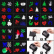 Projetor de Luz Laser Led Festas com 12 Motivos Projetor de Luz Laser Led Festas com 12 Motivos
