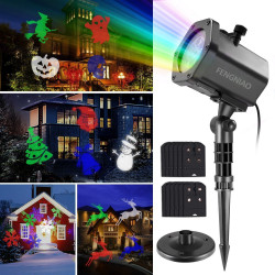 Projetor de Luz Laser Led Festas com 12 Motivos