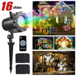 Projetor de Luz Laser Led Festas com 16 Motivos