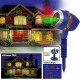 Projetor de Luz Laser Natalina Vermelho e Verde com Movimento 6 Temas Projetor de Luz Laser Natalina Vermelho e Verde com Movimento 6 Temas