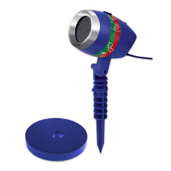 Projetor de Luz Laser Natalina Vermelho e Verde com Movimento 12 Temas