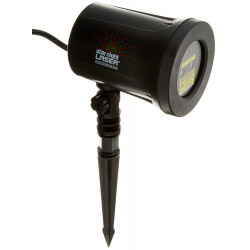 Projetor de Luz Laser Natalina Vermelho e Verde Fixo