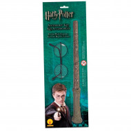 Harry Potter Kit Óculos e Varinha