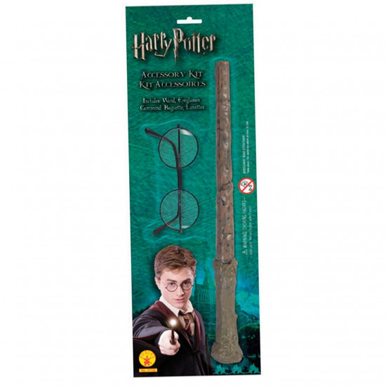 Harry Potter Kit Óculos e Varinha Harry Potter Kit Óculos e Varinha