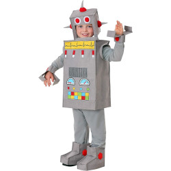 Fantasia de Robô Infantil Clássica