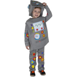 Fantasia de Robô Infantil Luxo