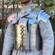 Armadura Medieval Grego Romano Prateado Metal Colecionador Armadura Medieval Grego Romano Prateado Metal Colecionador