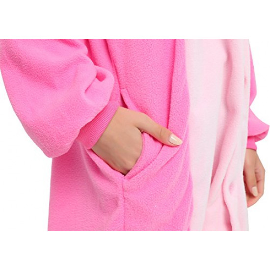 Fantasia Pantera Cor de Rosa Macacão Adulto Fantasia Pantera Cor de Rosa Macacão Adulto